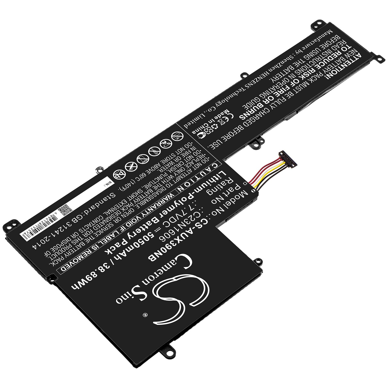 互換バッテリー 対応 Asus C23N1606,0B200-02210000,0B200-02210100,C23PqCH