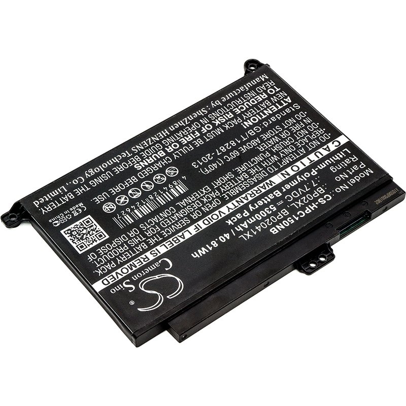 互換バッテリー 対応 HP BP02XL,BP02041XL,HSTNN-UB7B,849569-421,849569-541,849569-542,849569-543,849909-850,2IC