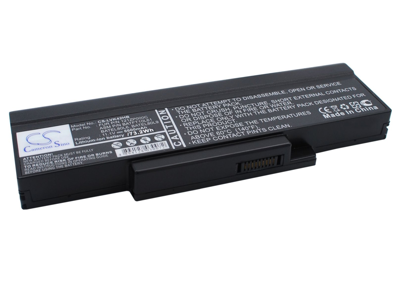 互換バッテリー 対応 DELL BATEL80L6,BATEL80L9,BATFL91L6,FUR P/N 121ZP000C,ASM P/N BATFT10L61